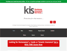 Tablet Screenshot of kootenayinsurance.ca